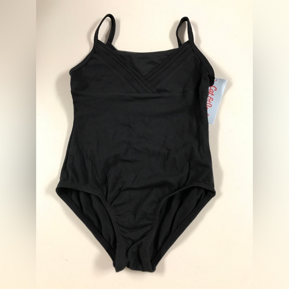 Black Spaghetti Strap Bodysuit